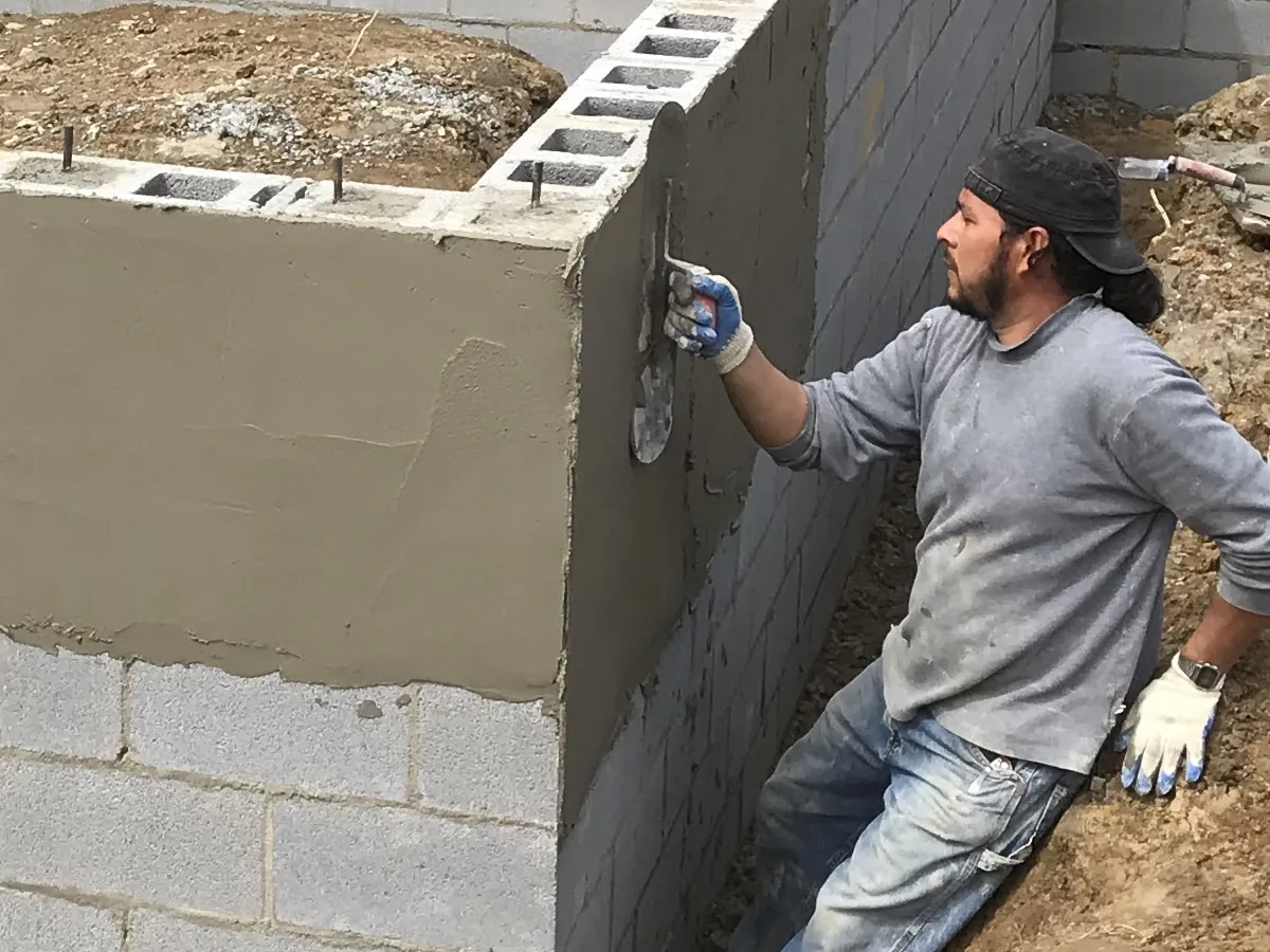 Plaster application
